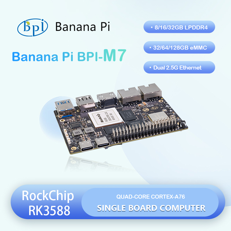 Banana Pi Bpi-m7 Rockchip Rk35 – обзор и цена Banana Pi Bpi M7 Rk3588