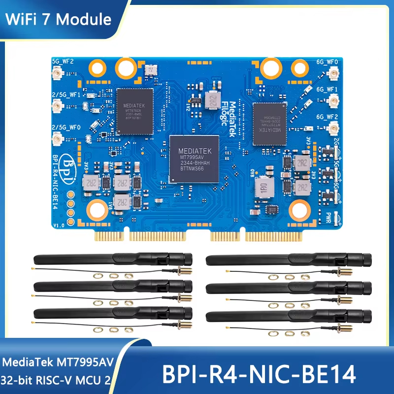 Модуль WiFi 7 Banana Pi BPI-R4 – обзор и цена Bananapi Bpi R4 Wifi 7